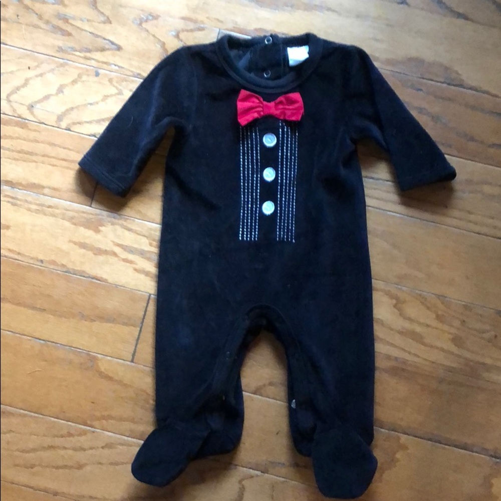 Tuxedo onesie